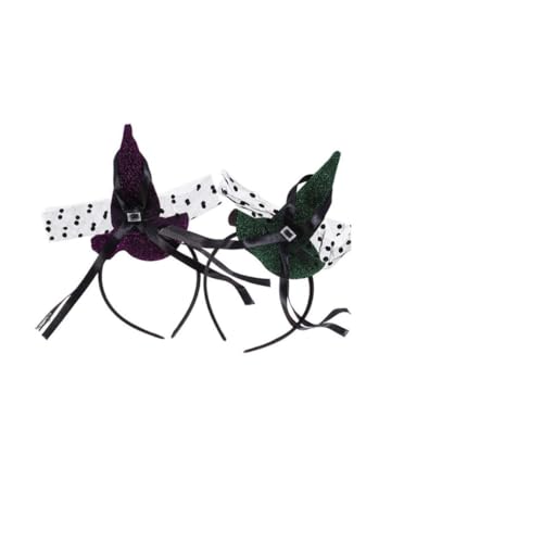 Beavorty 4stücke Hexenhut Haarreif Halloween Haarschmuck- Modische Stirnbänder Für Kostümparty Fasching Und Karneval Sicher Und Langlebig Für Gruselige Feiern von Beavorty