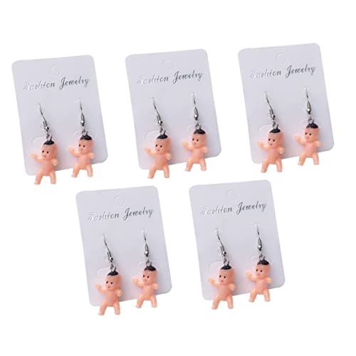 Beavorty 5 Paar Doll Ohrhänger Minimalistische Ohrringe für Damen Ohrschmuck für Besondere Anlässe Zufällige Farben Zufällige Farbe Beavorty 5 Paar Doll Ohrhänger Minimalistische Ohrringe für Damen Ohrschmuck für Besondere Anlässe Zufällige Farben Zufällige Farbe von Beavorty