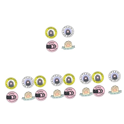 Beavorty 5 Sätze Katzenpfoten Brosche Schal Brosche Broschen Clip Pin Für Rucksäcke Pin Ästhetische Kleidung Broschen Clip Kleidungsbrosche Für Frauen Schal 4 Stücke * 5 von Beavorty