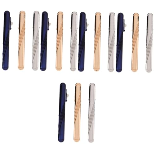 Beavorty 5 Sätze Krawattenklammer-set Trauzeugen Clip Über Männer Krawatte Herren-krawatten-accessoires Krawattenverschluss-clip Manschettenknöpfe Herren Kupfer 3 Stück * 5 von Beavorty