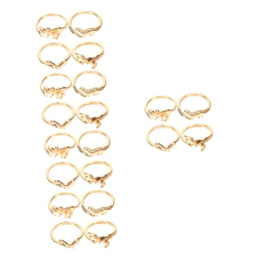 Beavorty 5 Sätze Ringe Verstellbare Ringe Für Damen Niedliche Schmuckstücke Für Freunde Familie Modeaccessoire 4 Stücke * 5 von Beavorty