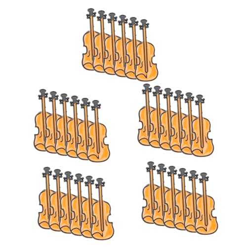 Beavorty 5 Sätze Teiliges Violin Broschen Für Damen Und Herren Anstecknadel Für Kleidung Metall Instrumente Dekorative Pins Für Taschen Und Anzüge Perfekter Schmuck Für 6 Stück * 5 von Beavorty