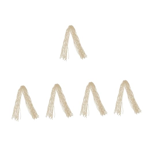 Beavorty 5 Stück Dirty Little Braids Pferdeschwanz-Perücken Geflochtene Perücke Herren-Perücke Geflochtene Pferdeschwanz-Verlängerung Dreadlocks Synthetische Dreadlock-Erweiterungen von Beavorty