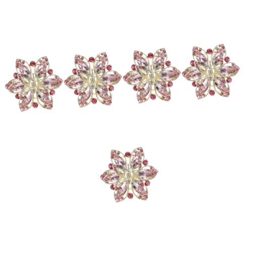 Beavorty 5 Stück Haarnadeln Strass Haarklammern Haarklammern Dünnes Haar Winzige Haarklammern Dekorative Haarklammern Kleine Haarklammern Mädchen Haarklammern Mini Blumenklammern von Beavorty