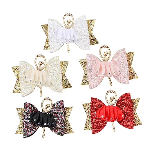 Beavorty 5stücke Teilige Glänzende Puder Haarspangen Aus Metalllegierung Schicke Glitzer Haarnadeln Für Frauen Schöne Haarspangen Für Party Und Alltag von Beavorty