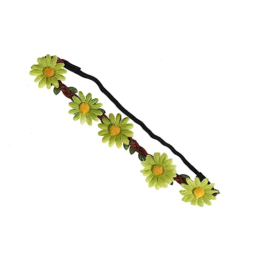 Beavorty 5st Sonnenblumen-stirnband Blumenstirnband Für Mädchen Blumenmädchen-kopfschmuck Hawaiianisches Blumenstirnband Haarkranz Blumen-haarband Braut Künstlich Blumenkopfschmuck von Beavorty