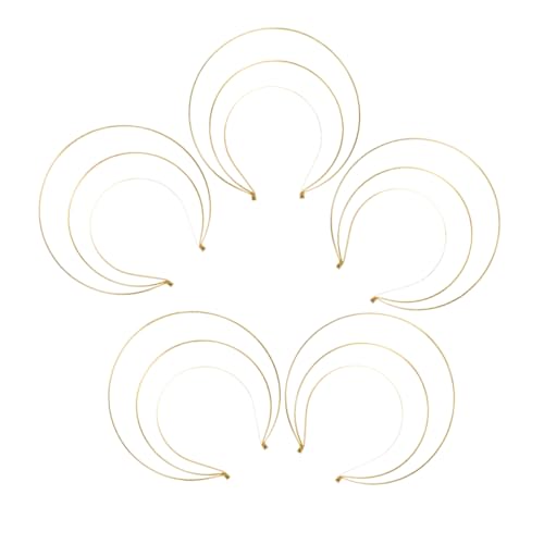 Beavorty 5 Stück Teiliges Renaissance Haarreif mit Dreilagiger Metall Göttinnenkrone Vielseitiges Bequemes Damen Haaraccessoire für Vintage Frisuren Cosplay Hochzeiten und Festliche Anlässe von Beavorty