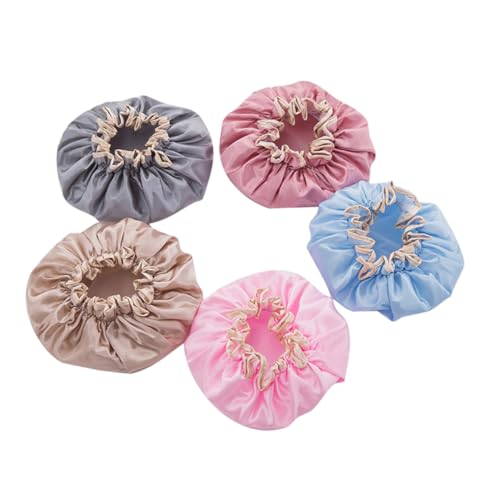 Beavorty 5-teiliges Haarschutzkappen-set – Duschhaube Haarstyling-abdeckung Für Männer Und Frauen Für Den Heim- Und Salongebrauch Badehaube Gemischte Farben von Beavorty