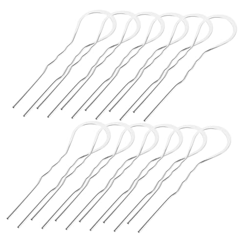 Beavorty 50stücke U-förmige Haarnadeln Große U-förmige Haargabeln Aus Handgefertigte Diy-haarnadel Abgeflachte Haargabeln Handgefertigte Haarnadel Praktische Haarnadeln Zum Herstellen von Beavorty