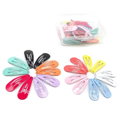 Beavorty Modische Haarspange Für Mädchen 50 Stück Verschiedene Farben Haarspangen Einbrennlack Kinderspange Für Frauen Accessoires Marke von Beavorty