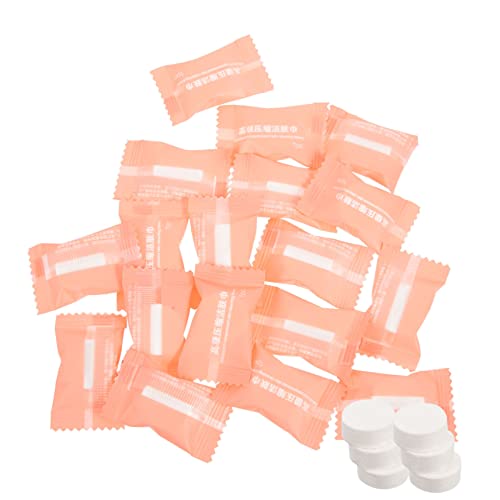 Beavorty 50stücke Komprimierte Einweg-handtücher Waschhandtuchtabletten Für Reisen Komprimierte Gesichtshandtücher Für Outdoor-nutzung von Beavorty