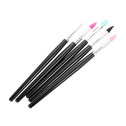 Beavorty 5stücke Lidschattenpinselset Mit Make-up-lippenpinsel Kosmetik-lippenstiftpinsel Und Applikator Für Lidschatten Und Lippenstift Professionelle Schönheitspinsel Zum Auftragen Von von Beavorty