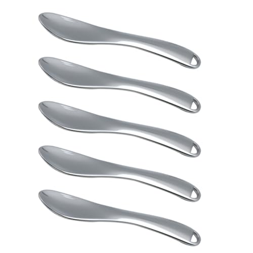 Beavorty Elegantes Beauty-tool-set 5-teilig Hautpflege-spatel Creme-make-up-lotion-löffel Augencreme-schaufel Make-up-löffel Silber Beavorty Elegantes Beauty-tool-set 5-teilig Hautpflege-spatel Creme-make-up-lotion-löffel Augencreme-schaufel Make-up-löffel Silber von Beavorty