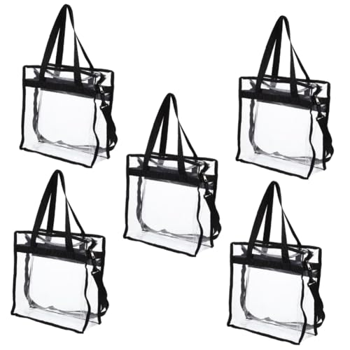 Beavorty 5St transparente PVC-Tasche Reise-Kosmetiktasche transparente Umhängetasche Geldbörsen Umhängetasche für Damen klare geldbörse im freien Frauen versorgen tragbar von Beavorty