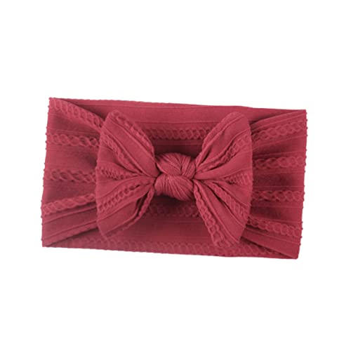 Beavorty 5st Elastische Stirnbänder Mit Schleife Baby Stirnbänder Turban Säuglingskopftuch Neugeborene Bowknot Kopfbedeckung Unisex-baby-stirnbänder Baby Haarschleife Kind Stirnband Binden von Beavorty