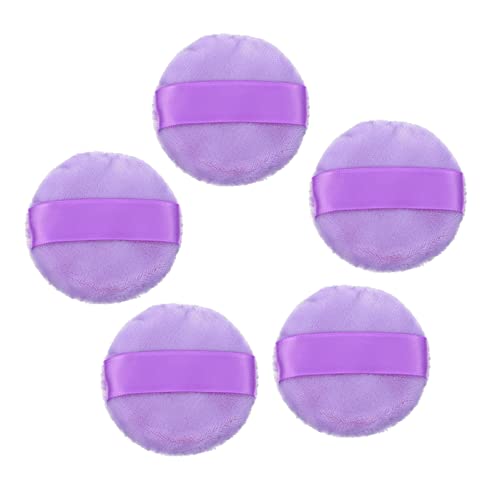 Beavorty 5stücke Puderquasten Make-up Für Frauen Lose Puderquasten Make-up Kosmetik Applikator Tools Aus Hochwertigem Material Für Zuhause Und Schönheitssalon von Beavorty