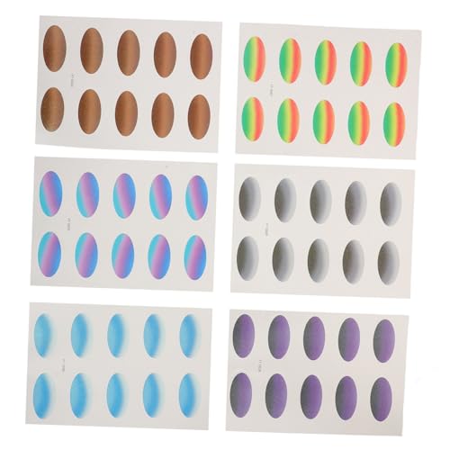 Beavorty 6 Bögen Wasserfeste Lidschatten-aufkleber Für Damen: Temporäre Aufkleber Für Augen-make-up Mit Farbverlauf Für Sommer-outdoor-aktivitäten, Party- Und Festival-zubehör Beavorty 6 Bögen Wasserfeste Lidschatten-aufkleber Für Damen: Temporäre Aufkleber Für Augen-make-up Mit Farbverlauf Für Sommer-outdoor-aktivitäten, Party- Und Festival-zubehör von Beavorty