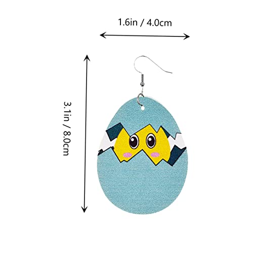 Beavorty 6 Paare Ostern Ohrringe Kaninchen Schmuck für Damen Leichte Hasen Ohranhänger Vielseitig Kombinierbar Verarbeitung Langlebig und zu Tragen von Beavorty