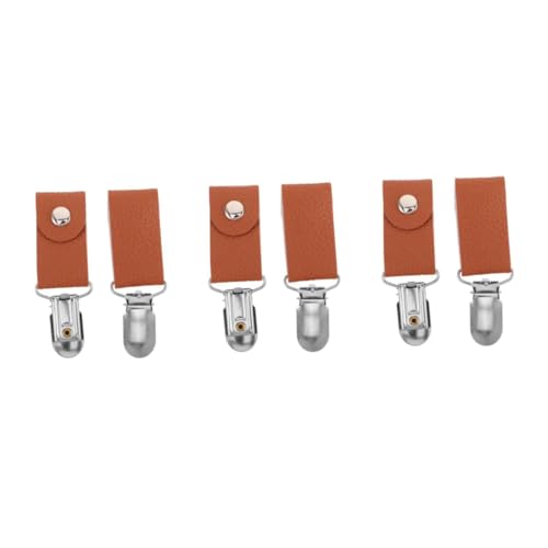 Beavorty 6 Stck. PU Hutclip Robuster Huthalter für Reisen und Rucksack Leichter Kompakter Reiseklammer mit Elegant Minimalistischem Design Vielseitig für Damen und Herren Geeignet von Beavorty