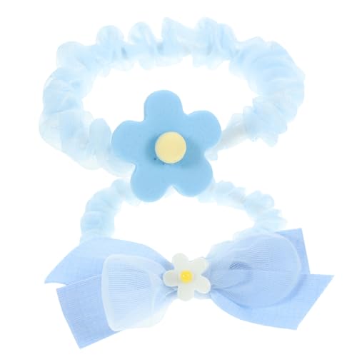 Beavorty 6 Stk Haarschmuck metallisch knusprig Scrunchie in Bonbonfarbe Haarbänder Tiara Haargummis für Kleinkinder süße Pferdeschwanzhalter Haargummis für kleine Mädchen Süss Haarseil von Beavorty