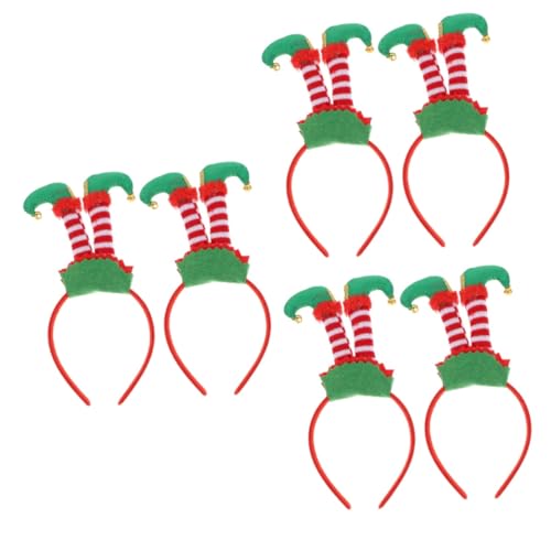 Beavorty 6 Stk Kopfbedeckung für ältere Hosenbeine weihnachtsverkleidung weihnachts verkleidung Weihnachtsdekore Weihnachtsmann-Stirnband Haarschmuck Party-Stirnbänder Weihnachtsbedarf Kind von Beavorty