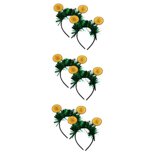 Beavorty 6 Stk Obst-stirnband Fruchtkopfschmuck Mädchen Stirnbänder Hawaii-kopfbedeckung Hawaiianische Haaraccessoires Mädchenkleidung Requisiten Pop Pool-party Filzstoff von Beavorty