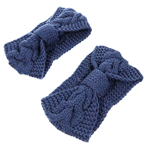 Beavorty 6 Stk Strickstirnband Mit Knöpfen Halstuch Damen Garn Kopfbedeckung Twist von Beavorty