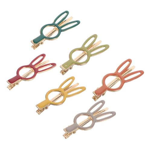 Beavorty 6stücke Hasen Haarspangen Für Damen Stilvolle Haarspangen Prinzessinnen-haarschmuck Für Mädchen Süßer Haarschmuck Für Kleine Mädchen Trendige Clips Für Täglichen von Beavorty
