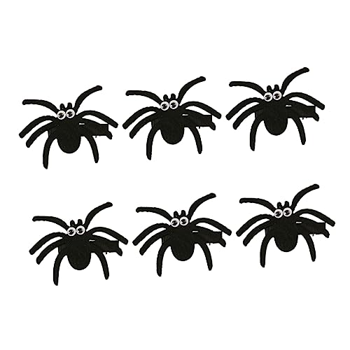 Beavorty 6st Halloween-spinnenclip Kristallklammern Für Haare Spinnenhaar-accessoires Blumenhaarspangen Natürliche Haarspange Ins Halloween-spinnendekorationen Kind Mädchen Kopfbedeckung von Beavorty