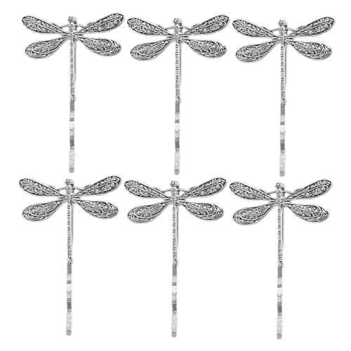 Beavorty 6 Stück Libellen Haarspangen Für Damen Libellen Haarnadeln Im Vintage Stil – Retro Elegante Haarspangen Mit Seitlichem Für Hochzeiten Partys Und Den Alltag von Beavorty