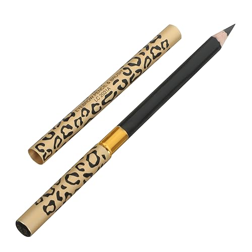 Beavorty 6 Stk Pinsel Für Augenbrauenstifte Dunkelbrauner Eyeliner Augenbrauenstift Dunkelbraun Schwarzer Eyeliner Make-up-palette Weißer Eyeliner Hölzern Lidschattenstift Fräulein Matt von Beavorty