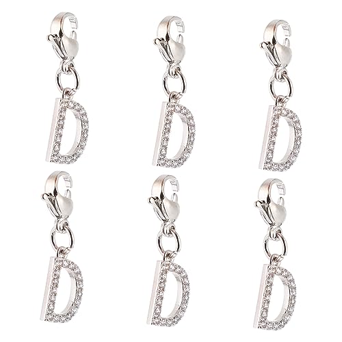 Beavorty 6 Stück Teiliges Anhänger für Armbänder Kompatibel mit Langlebigem Installieren Glänzend für Individuellen Schmuck von Beavorty