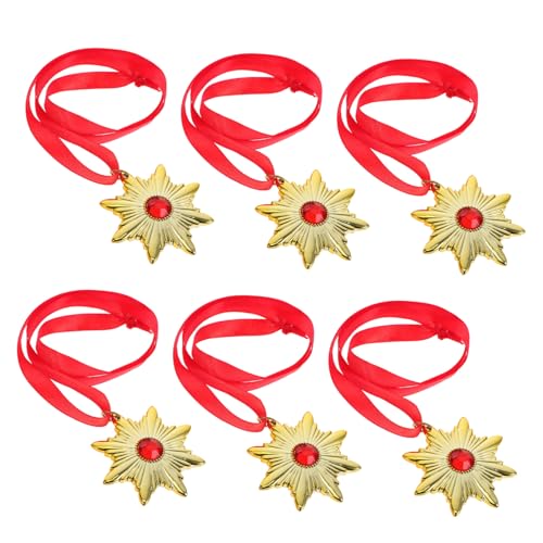 Beavorty 6 Stück Teiliges Vampir-medaillon Lanyard Langlebige Leichte Halsketten für Halloween-kostüm Realistische Gruselige Vampir-accessoires für Männer und Frauen Wiederverwendbar für von Beavorty