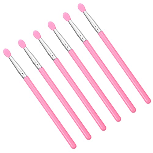 Beavorty Make-up-lippenpinsel-set 6-teilig Silikon-lippenstift-applikatoren Aluminiumröhre Für Frauen Und Mädchen Modebegeisterte von Beavorty