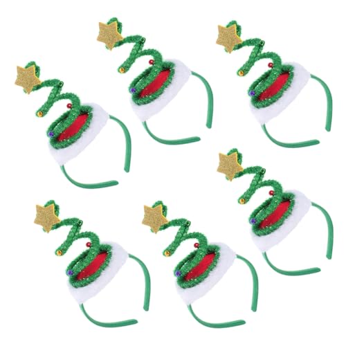 Beavorty Hohe Weihnachten Frühling Haarbänder 6pcs Stirnbänder Stilvolle Für Jungen Und Mädchen Erwachsene von Beavorty