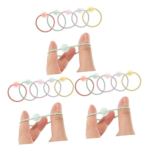 Beavorty 60 Stk geflochtene Armbänder elastische Haargummis für Babys Haarbänder haarschmuck Kopfschmuck für Mädchen Haargummis für Mädchen durchscheinend Gummiband Dekorationen Halter Kind von Beavorty