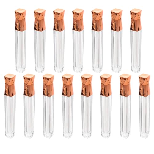 Beavorty 60 Stk Lippenstift Tube Lipgloss Tube Leere Mascara-zauberstabröhre Lipgloss-tuben Lipgloss-pigment Zur Herstellung Von Lipgloss Mini-lipgloss Luftraumüberwachung Plastik Rechteck von Beavorty