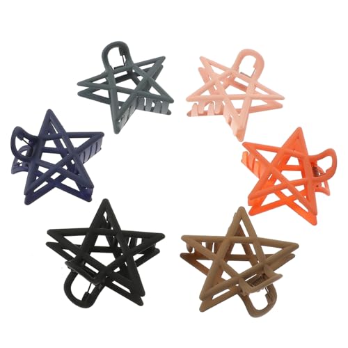 Beavorty Stern-haarspangen Für Damen – 6er-pack Stern-haarspangen – Haarspangen Für Mädchen – Einzigartige Haar-accessoires in Sternform von Beavorty