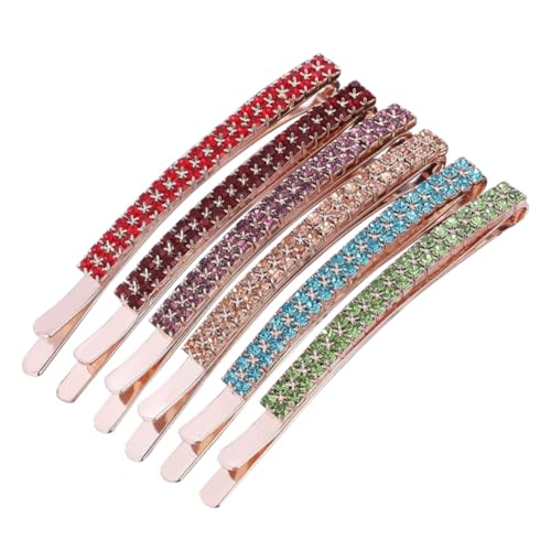 Beavorty 6 Stück Glitzernde Haarspangen Für Damen Strass-haarschmuck Haarspangenclips Für Styling-zubehör von Beavorty