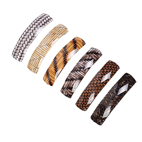 Beavorty Haarschmuck Für Frauen Mädchen Und Kinder 6 Stück Spitze Druckknopfclips in Verschiedenen Farben Stilvolle Haarnadel von Beavorty