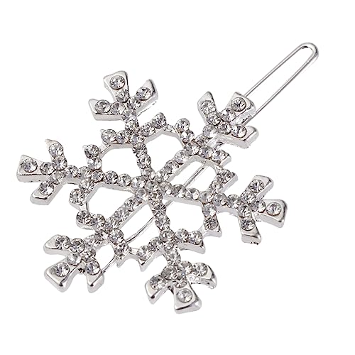 Beavorty 6st Winterurlaub Haarspangen Haarklammern Haarnadeln Aus Strass Haarspange Für Kleine Haarspangen Aus Strass Halloween-haarspangen Sü?e Haarnadeln Mädchen Braut Weiß Klipp von Beavorty