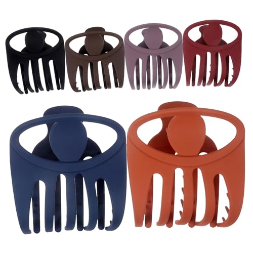 Beavorty 6stücke Haarklammern Für Damen Französische Haarspangen Rutschfeste Clips Aus Polycarbonat Für Dickes Haar Dekorative Haarschmuck Zum Stylen von Beavorty