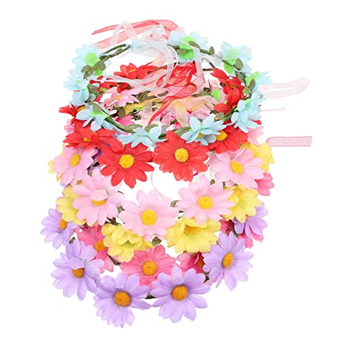 Beavorty 6pcs Tuch Marguerite Haarband Handgemachte Braut Stirnband Für Hochzeit Fotografie von Beavorty
