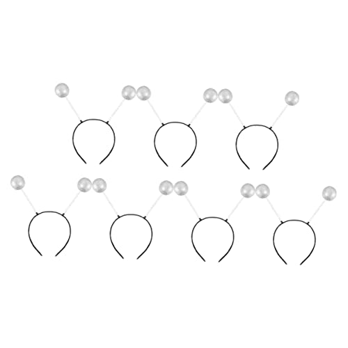 Beavorty 7 Stück Festival Haarband Mit Schaumstoffbällen Einzigartige Kinder Haarschmuck Requisite Für Karneval Kostümpartys Und Festivals Silber Exquisites Design Breites von Beavorty
