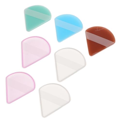 Beavorty 7stücke Silikon-make-up-schwamm Gesichtsapplikator Blender Puff Pad Für Flüssige Grundierung Kosmetischer Concealer Make-up-verteiler Mixer Kissen Für Täglichen Gebrauch von Beavorty
