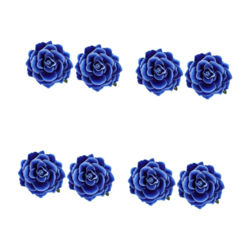 Beavorty 8 Stck. Haarspangen mit Realistischer Rosenblüte Teiliges Langlebiges Stoffmaterial Komfortabel und Farbbeständig Geeignet für Hochzeiten Partys und Festliche Anlässe von Beavorty