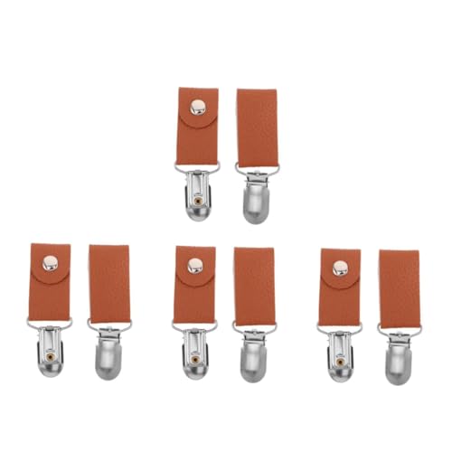 Beavorty 8 Stck. Reise Hutclip Robustem PU und Zinklegierung Elastischer Huthalter für Herren Praktische Befestigung an Handtaschen Rucksäcken Koffern Outdoor Zubehör von Beavorty