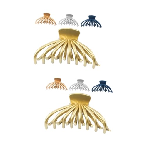 Beavorty 8 Stk Haarspange zum Auffangen von Haaren französische Haarkralle haarschmuck Haarspangen Haarklammer Haarnadel Jumbo-Klauenclips Haar Klammern Patch Kopfbedeckung von Beavorty