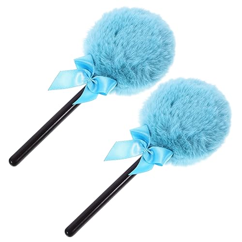 Beavorty 8 Stk Puderquaste Schönheits-Puff Make-up-Schwamm Make-up-Puder Schönheitsschwämme bilden Lutscher Frauen-Make-up-Puff Make-up-Tools Mäusespeck Trockener Hauch Fräulein lange Haare von Beavorty