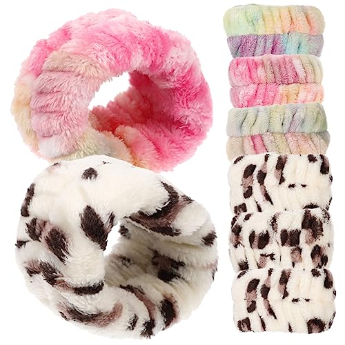 Beavorty 8 Stück Bunte Gesichtswascharmbänder Spa-handtuchbänder Bequem Elastisch Für Frauen Und Mädchen Für Den Heimgebrauch von Beavorty